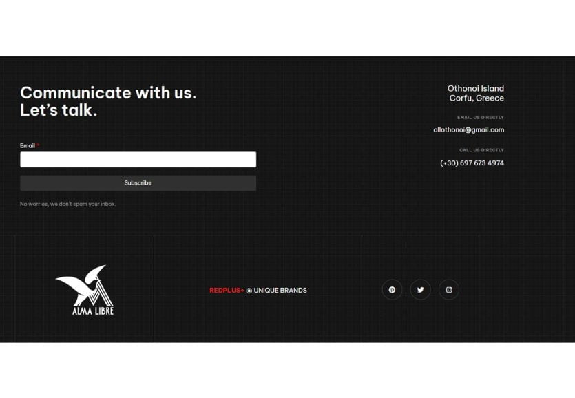 Alma Libre Othonoi, Δημιουργία Brand, Λογότυπου, Στρατηγικής μάρκετινγκ, & Ιστοσελίδας 6