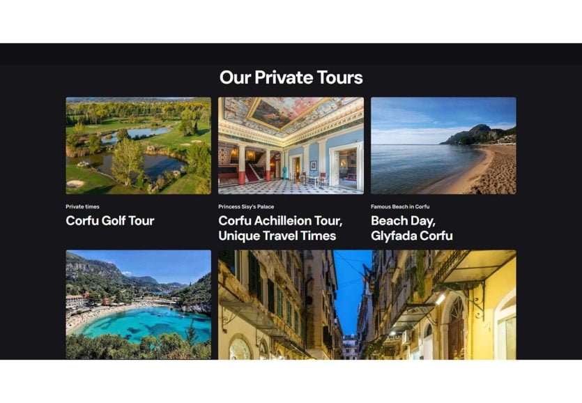 V for V Corfu luxury private transfers, Δημιουργία Brand & Ιστοσελίδας 6