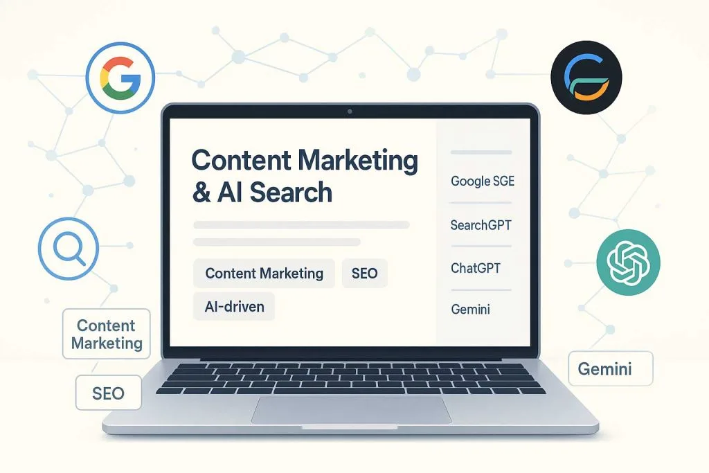 Μάρκετινγκ Περιεχομένου & AI Αναζήτηση Google SGE, SearchGPT, ChatGPT και Gemini