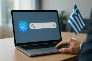 ai search optimization stin ellada poios kerdizei featured