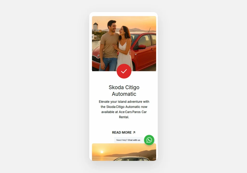 ace cars paros cars mobile