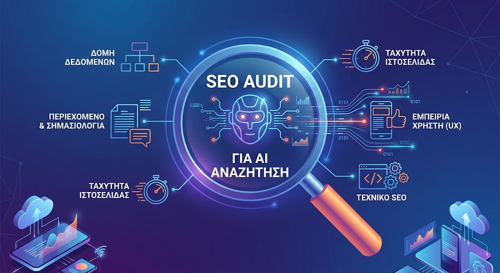 SEO audit για AI αναζήτηση: τι ελέγχουμε σήμερα και γιατί