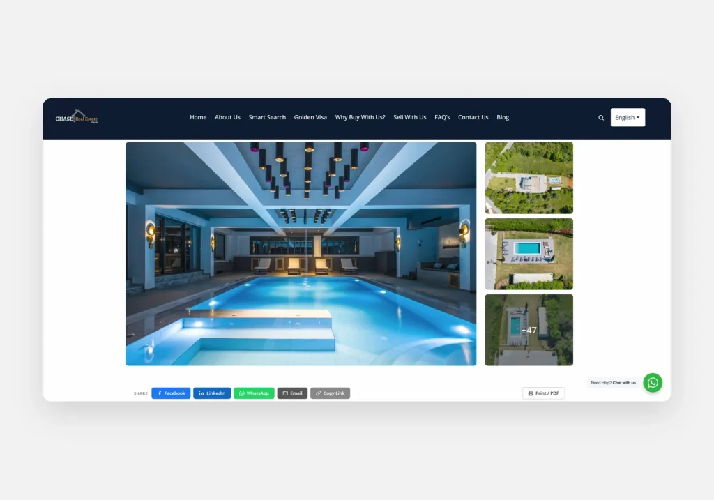 chase real estate corfu property