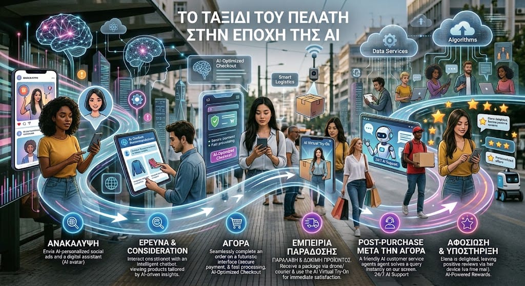 Το customer journey στην εποχή της AI: πώς αποφασίζει σήμερα ο πελάτης