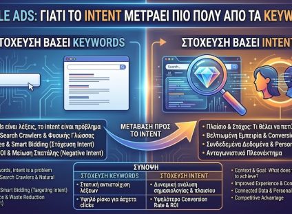 Google Ads: γιατί το intent μετράει πιο πολύ από τα keywords
