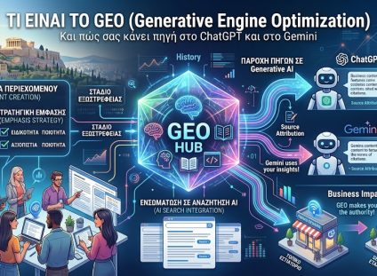 Τι είναι το GEO (Generative Engine Optimization) και πώς σας κάνει πηγή στο ChatGPT και στο Gemini